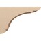 Ekena Millwork 12"W x 36"D x 24"H Classic Olympic Rough Cedar Woodgrain TimberThane Corbel, Primed Tan CORUR12X36X24OLYRCPR - alternate 3
